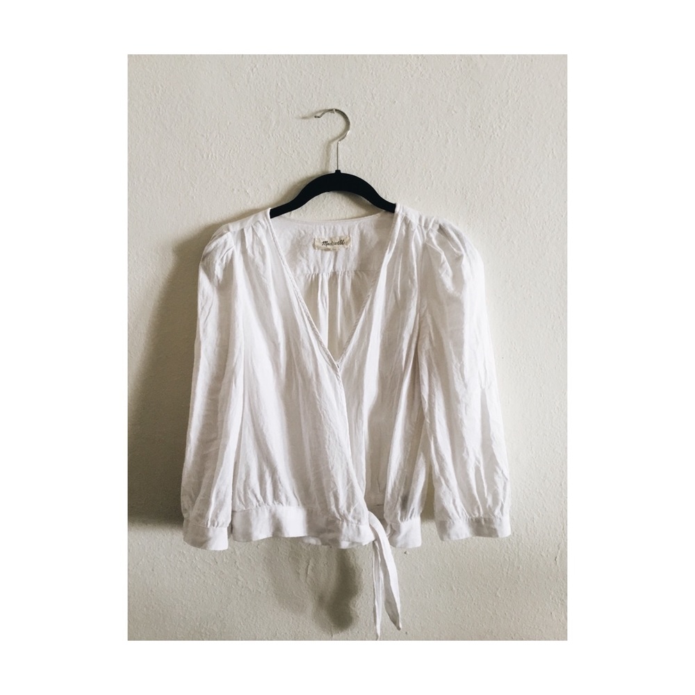 Madewell linen blouse